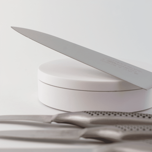 Juego de cuchillos de cocina monoblock en acero inoxidable (5 piezas) Holstein, 5 cuchillos de cocina profesionales (19 cm, 20 cm, 25 cm, 33 cm y 39,5 cm)