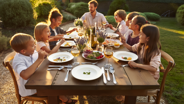 1235-comida-familia-1-1.png Cubertería Amsterdam 1235 (75 Piezas) Acero Inoxidable, Set Completo con Cucharones de Servir y Estuche de Lujo, Diseño Profesional y Elegante