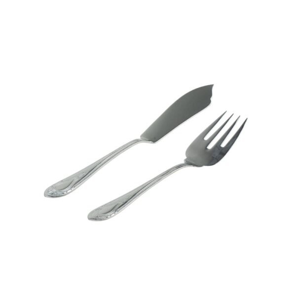 CRC Koln 1285 Deco juego de pescado 26 piezas, acero inoxidable