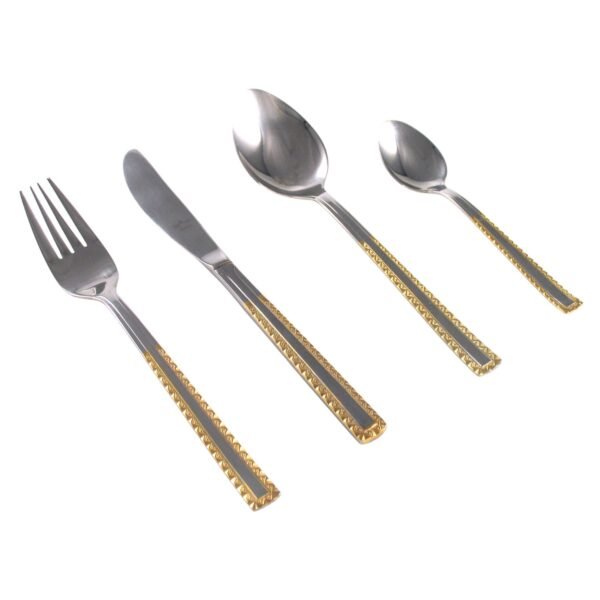 13-1.jpg CRC Berlin 4520 juego de pescado (26 piezas) acero inoxidable 18/10 decorado en oro