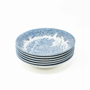 2_CHURHCILL_AZUL_ENSALADERA.jpg Juego de platos hondos ensalada de cerámica (6 unidades) Churchill Azul