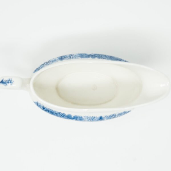 Salsera de Loza Azul Churchill – Cerámica Inglesa Clásica, Elegante y Duradera – Ideal para Salsas, Aderezos y Gravies