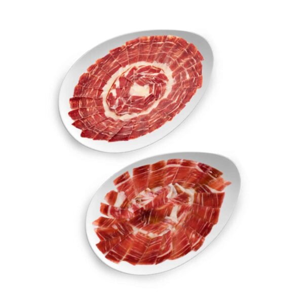 3-9.jpg Juego de 2 fuentes platos de porcelana blanca (2 piezas) Ovum, 24 cm