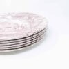Juego de platos llanos de cerámica (6 piezas) Churchill Rosa
