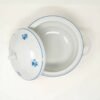 Sopera de porcelana blanca Lubeck  blue 2,5 l