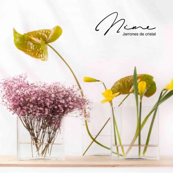 4-11.jpg Florero de cristal hidropónico de 210 mm (1 pieza) Nimes, hecho a mano