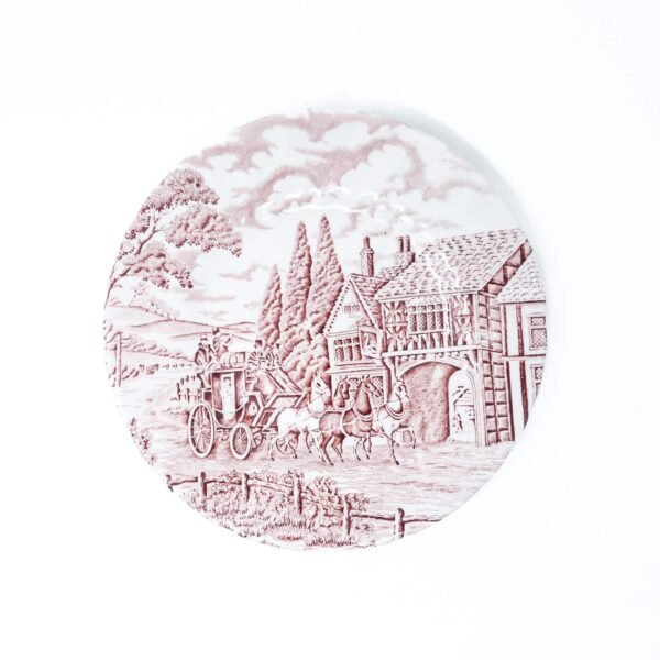 4_CHURCHILL_POSTRE.jpg Juego de platos de postre de cerámica (6 piezas) Churchill Rosa