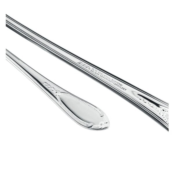 Glamour 7000  Juego de Servir Carne en Acero Inoxidable (2 Piezas) Cuchillo + Tenedor, Pulido Espejo, Apto para lavavajillas