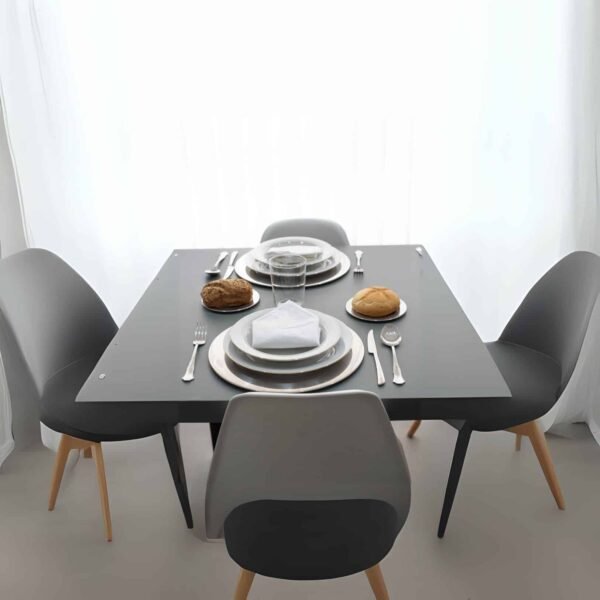 6-8.jpg Platos de presentación de porcelana blanca con filo de oro (2 piezas) Bremen