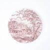 Juego de platos llanos de cerámica (6 piezas) Churchill Rosa