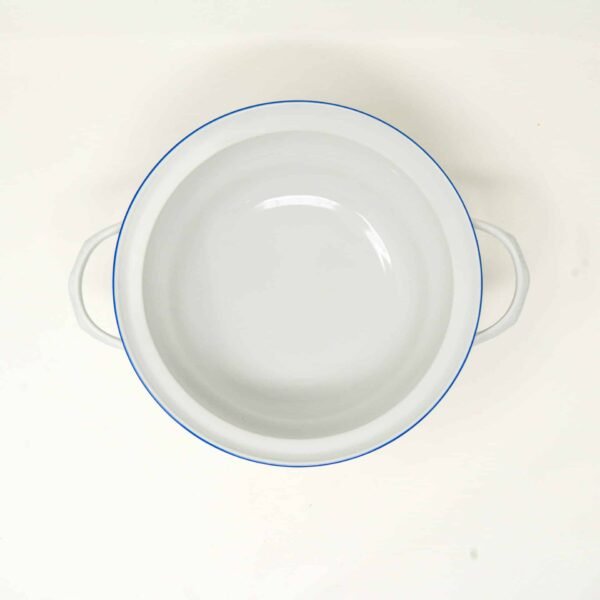 Sopera de porcelana blanca Lubeck  blue 2,5 l