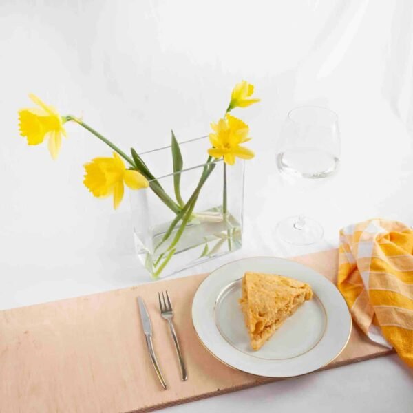 Florero de cristal hidropónico de 180 mm (1 pieza) Nimes, hecho a mano