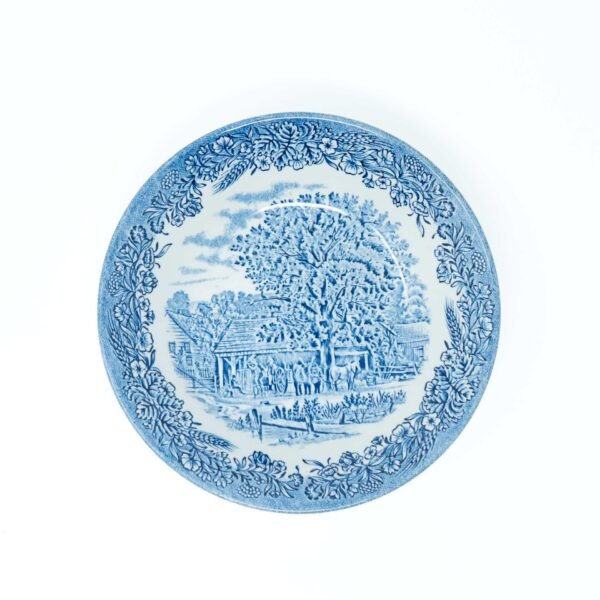 Juego de platos hondos ensalada  de cerámica (6 unidades) Churchill Azul