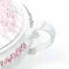 Sopera de ceramica inglesa, blanca y rosa marca churchill (3 l )
