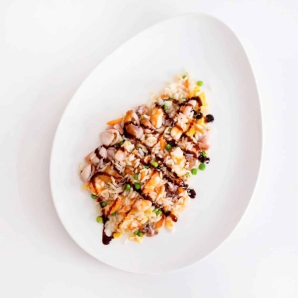 9-4.jpg Juego de 2 fuentes platos de porcelana blanca (2 piezas) Ovum, 24 cm