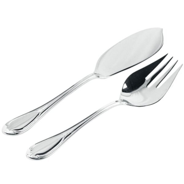 9.jpg Glamour 7000 Juego de Servir Pescado en Acero Inoxidable (2 Piezas) Cuchillo, Tenedor, Pulido Espejo, Apto para lavavajillas