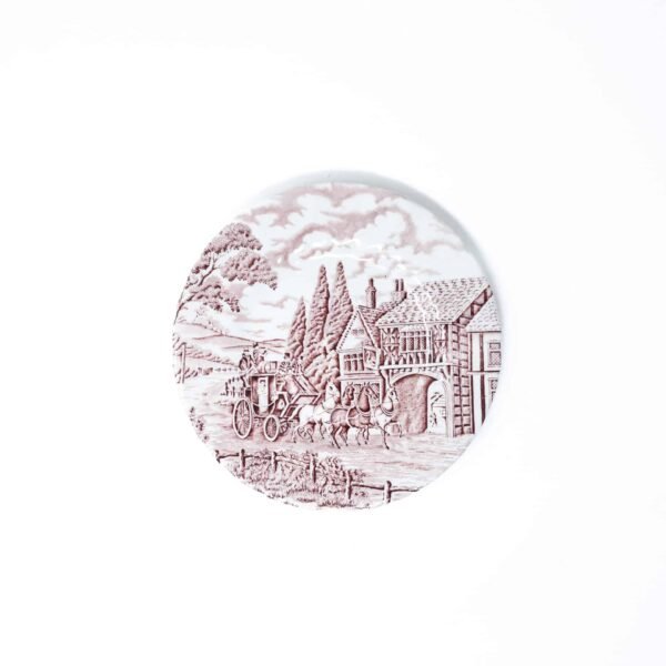 9_CHURCHILL_POSTRE.jpg Juego de platos de postre de cerámica (6 piezas) Churchill Rosa