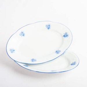 9_LUBECL_BLUE_GRANDES-OVALO.jpg Juego de bandejas de porcelana blanca (2 piezas) Lubeck Blue