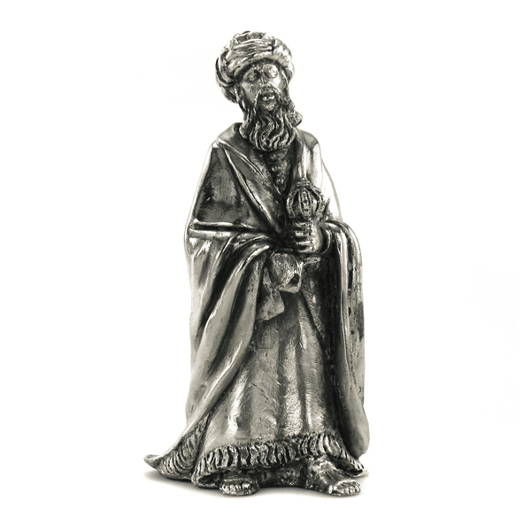 Belén de Navidad Nacimiento (8 piezas) en Plata Vintage