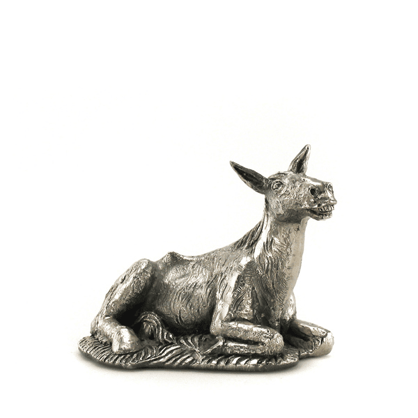 Belén de Navidad Nacimiento (8 piezas) en Plata Vintage