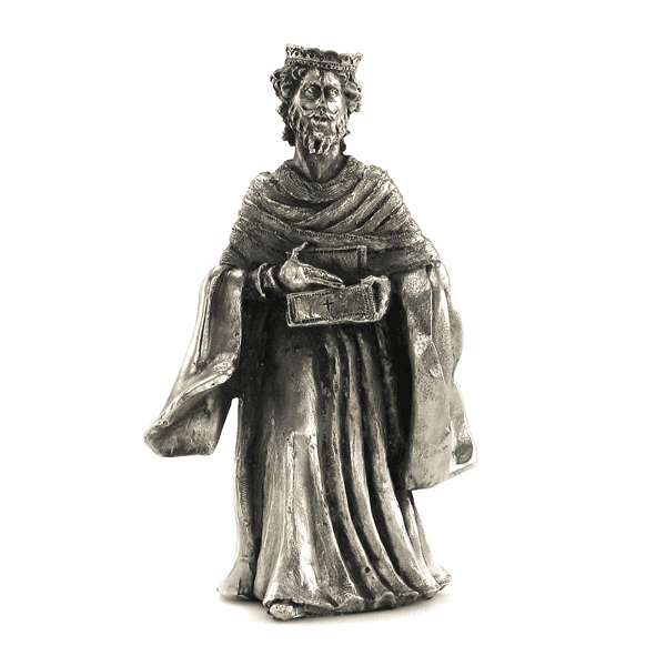 Belén de Navidad Nacimiento (8 piezas) en Plata Vintage