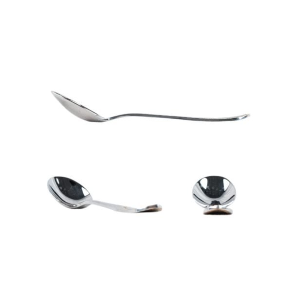 Cucharitas de Moka Glamour (12 piezas) Acero Inoxidable con Decorada en Oro 23-24K, Apto para lavavajillas