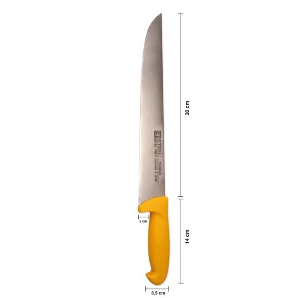 Juego de 3 Cuchillos Chef HORECA  de 20, 25 y 30 cm – Steel ßeta Pro