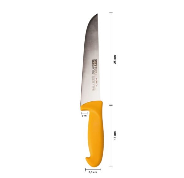 Juego de 3 Cuchillos Chef HORECA  de 20, 25 y 30 cm – Steel ßeta Pro