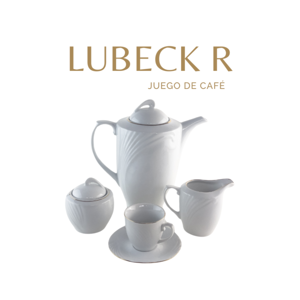 Mi-unidad_BG25_-VAJILLAS-_LUBECK-R-DOC_LUBECK-R-DOC-CAFE-007-39.png Juego de café de porcelana blanca Lubeck R, 27 piezas con filo dorado, 12 tazas y 12 platillos, cafetera, azucarero y lechera, apto lavavajillas