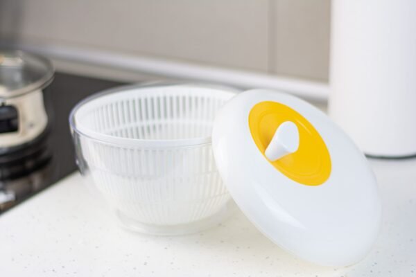 Centrifugadora de Lechuga y Verduras – Escurridor y Secador de Ensaladas Manual | Limpieza Rápida y Sin Daños | Utensilio de Cocina Práctico y Resistente