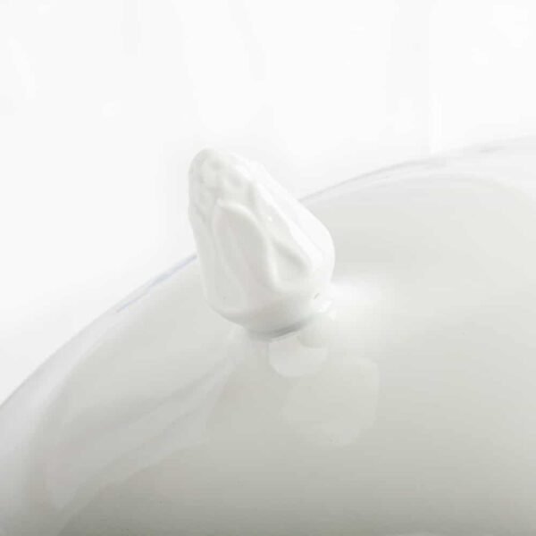 Juego de sopera y ensaladera porcelana blanca Lubeck Blue