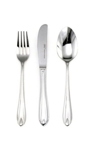 Juego de Cubiertos (18 piezas) Mesa Amsterdam 1235 en Acero Inoxidable 18/10 Pulido de 2,5 mm de Espesor
