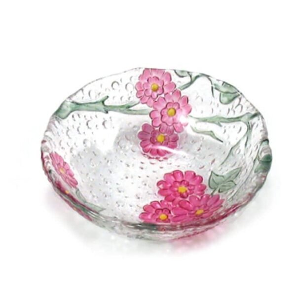 anemone-03.jpg Juego de vajilla de cristal de Bohemia (16 piezas) Anemone, 6 platos de postre, 6 boles, 2 platos de presentación, 1 fuente de servir, 1 servilletero