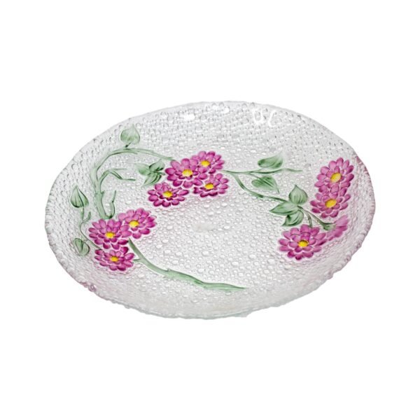Plato de presentación bandeja en cristal de Bohemia (1 pieza) Anemone, 30 cm