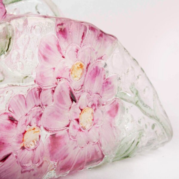 Servilletero de cristal de Bohemia (1 unidad) Anemone, 15 cm x 7 cm