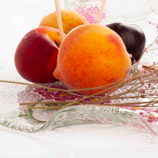 Fuente de servir queso de cristal de Bohemia (1 pieza) Anemone, 35 cm