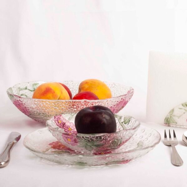 Boles de cristal de bohemia (6 piezas) Anemone