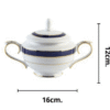 captura-de-pantalla-2023-11-20-a-las-211106.png Juego de café de porcelana blanca con filo de oro y azul cobalto (27 piezas) Royal Blue, 12 tazas de café, 12 platillos para tazas, 1 azucarero, 1 cafetera, 1 cremera, diseño clásico