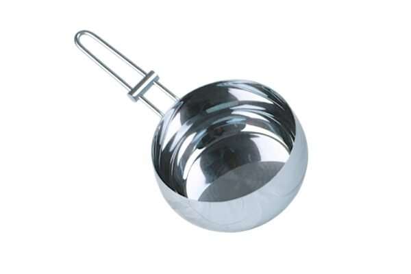 Cazo Napoles de Acero Inoxidable 16 cm, Apto para Inducción y Lavavajillas, Fondo Termodifusor, Alta Resistencia y Durabilidad