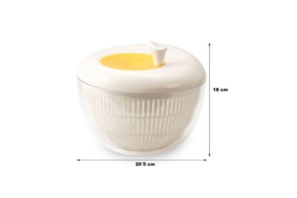 Centrifugadora de Lechuga y Verduras – Escurridor y Secador de Ensaladas Manual | Limpieza Rápida y Sin Daños | Utensilio de Cocina Práctico y Resistente
