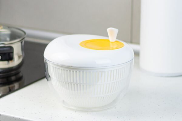 Centrifugadora de Lechuga y Verduras – Escurridor y Secador de Ensaladas Manual | Limpieza Rápida y Sin Daños | Utensilio de Cocina Práctico y Resistente