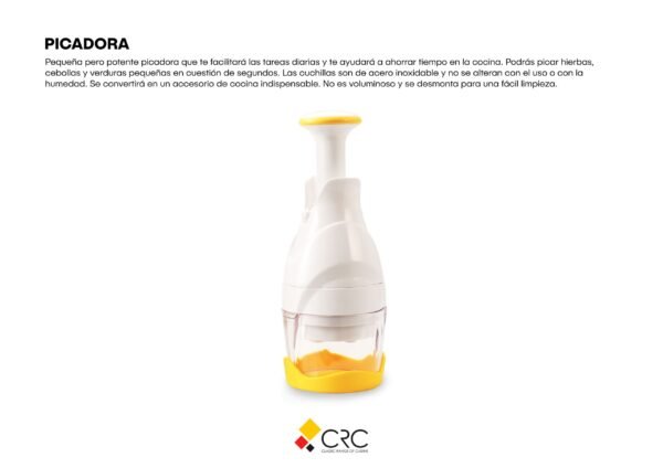 circus-picadora-cebollas-cortador-verduras-chooper-2-scaled-1.jpg Picadora de Verduras Manual (1 pieza) Colección Circus en Acero Inoxidable con Mango Ergonómico y Base Antideslizante