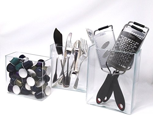 Florero de cristal hidropónico de 180 mm (1 pieza) Nimes, hecho a mano