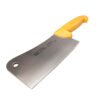 cuchillo-de-carnicero-macheta-steel-beta-pro-scaled-1.jpg Steel Beta Pro cuchillo macheta profesional 17 cm, acero inoxidable alto rendimiento, mango ergonómico amarillo, línea βPRO