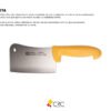 cuchillo-machete-steelbetapro-1285-scaled-1.jpg Steel Beta Pro cuchillo macheta profesional 17 cm, acero inoxidable alto rendimiento, mango ergonómico amarillo, línea βPRO