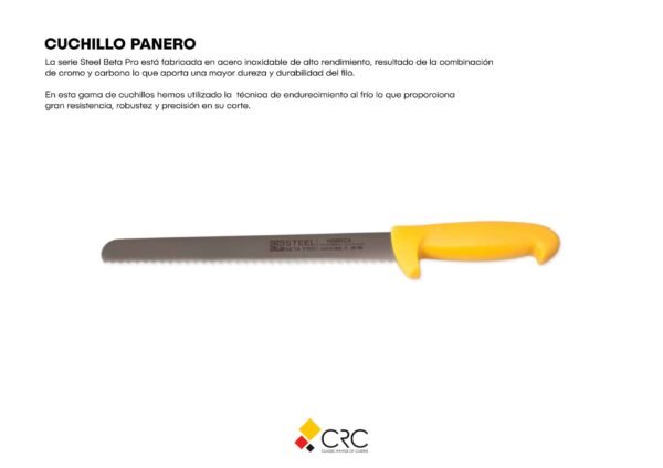 Cuchillo Panero 25 cm – Steel Beta Pro