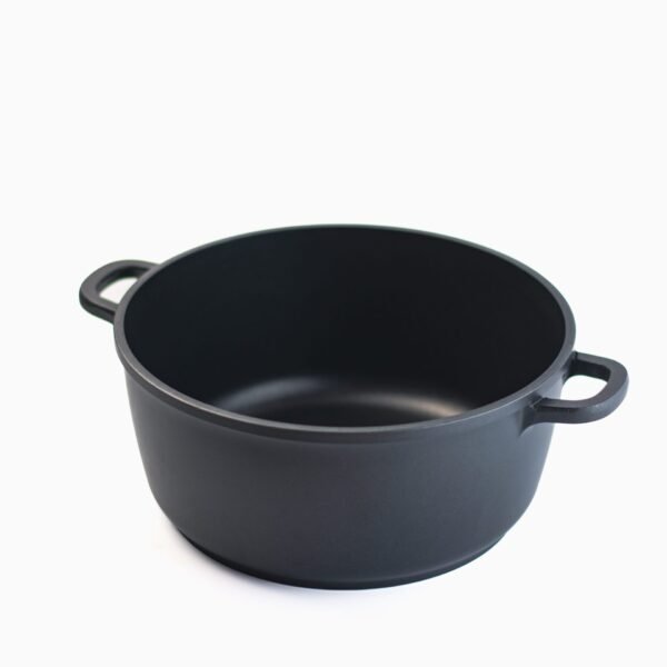 Cazuela alta en aluminio fundido antiadherente  (1 unidad) Duroteck, 24 cm, libre de tóxicos