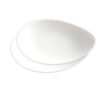juego-de-platos-de-porcelana-melivec-1.jpg Juego de 2 fuentes platos de porcelana blanca (2 piezas) Ovum, 24 cm