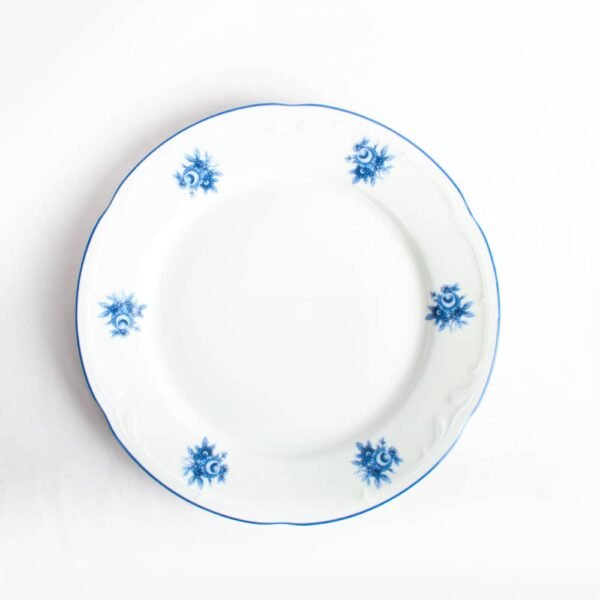 lubeck-blue-platos-principal-.jpg Juego de platos llanos de porcelana blanca (6 piezas) Lubeck Blue