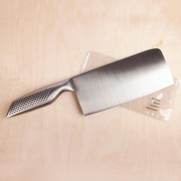 macheta-holstein-mesa.jpg Macheta de cocina profesional, acero inoxidable 17 cm, una sola pieza, mango ergonómico antideslizante, apto para lavavajillas